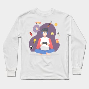 Pro Game Player Long Sleeve T-Shirt